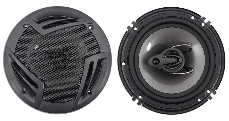 Rockville RV6.3A front view showing speaker face and balanced sound