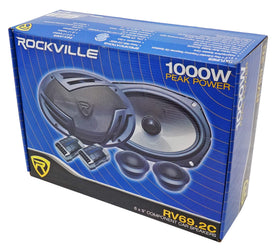 Rockville RV69.2C 6x9 cea rating label confirms spec accuracy.