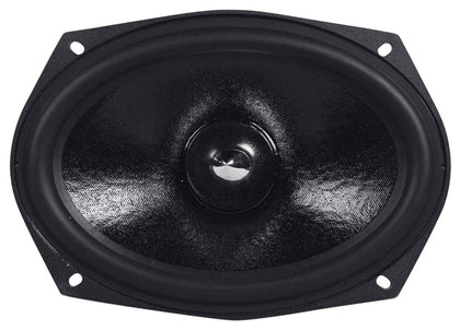 Rockville RVL69W front view showing grille and powerful mid-bass