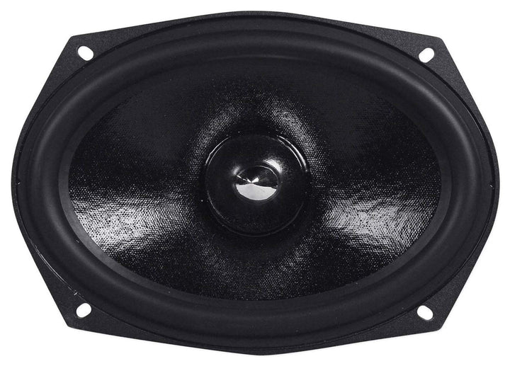 Rockville RVL69W front view showing grille and powerful mid-bass