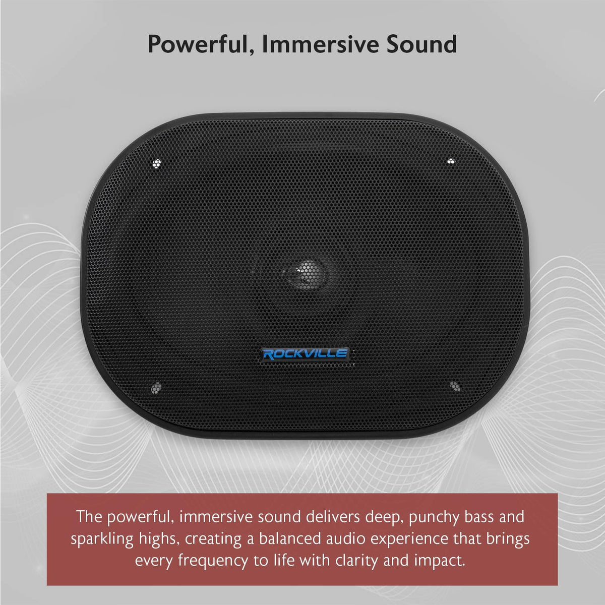 Rockville RVL69W 2-inch voice coil close-up for high power handling