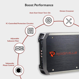 Rockville RXH-F5 differential crossover enables precise frequency control.