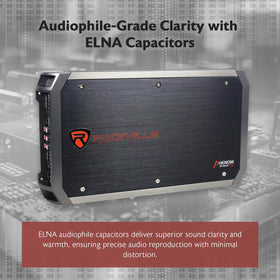 Rockville RXH-F5 high-level inputs simplify integration and setup.