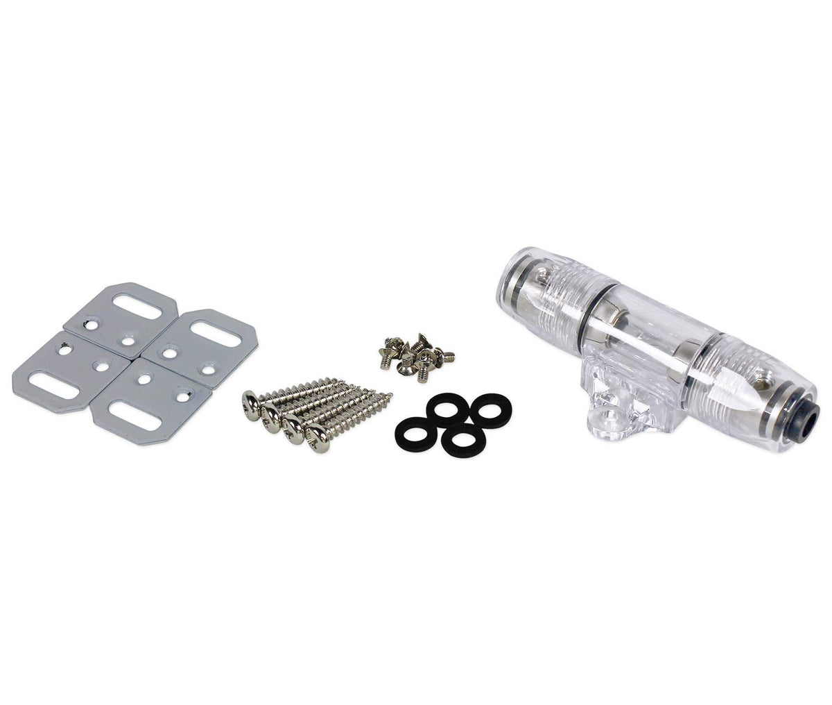 Rockville RXM8BTW 4CH/8CH input selector and adjustable crossovers for on-deck tuning.