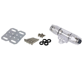 Rockville RXM8BTW 4CH/8CH input selector and adjustable crossovers for on-deck tuning.