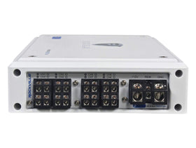 Rockville RXM8BTW marine-grade circuitry with conformal coating and stainless terminals for durability.