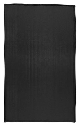 Rockville front view of black scrim showing smooth backdrop benefit