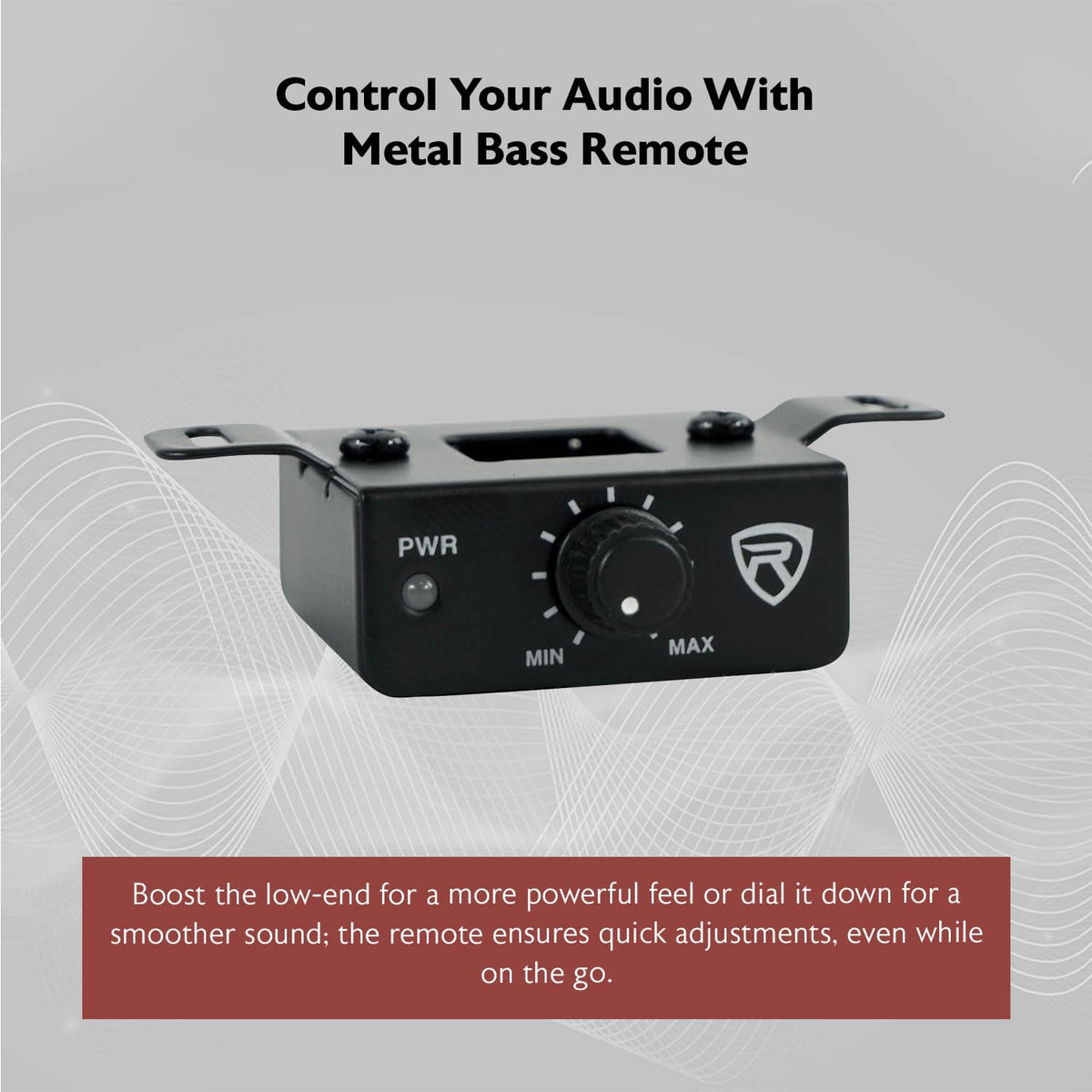Rockville SS10P cast aluminum enclosure stays cool during use