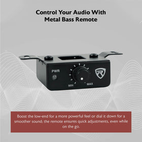 Rockville SS10P cast aluminum enclosure stays cool during use