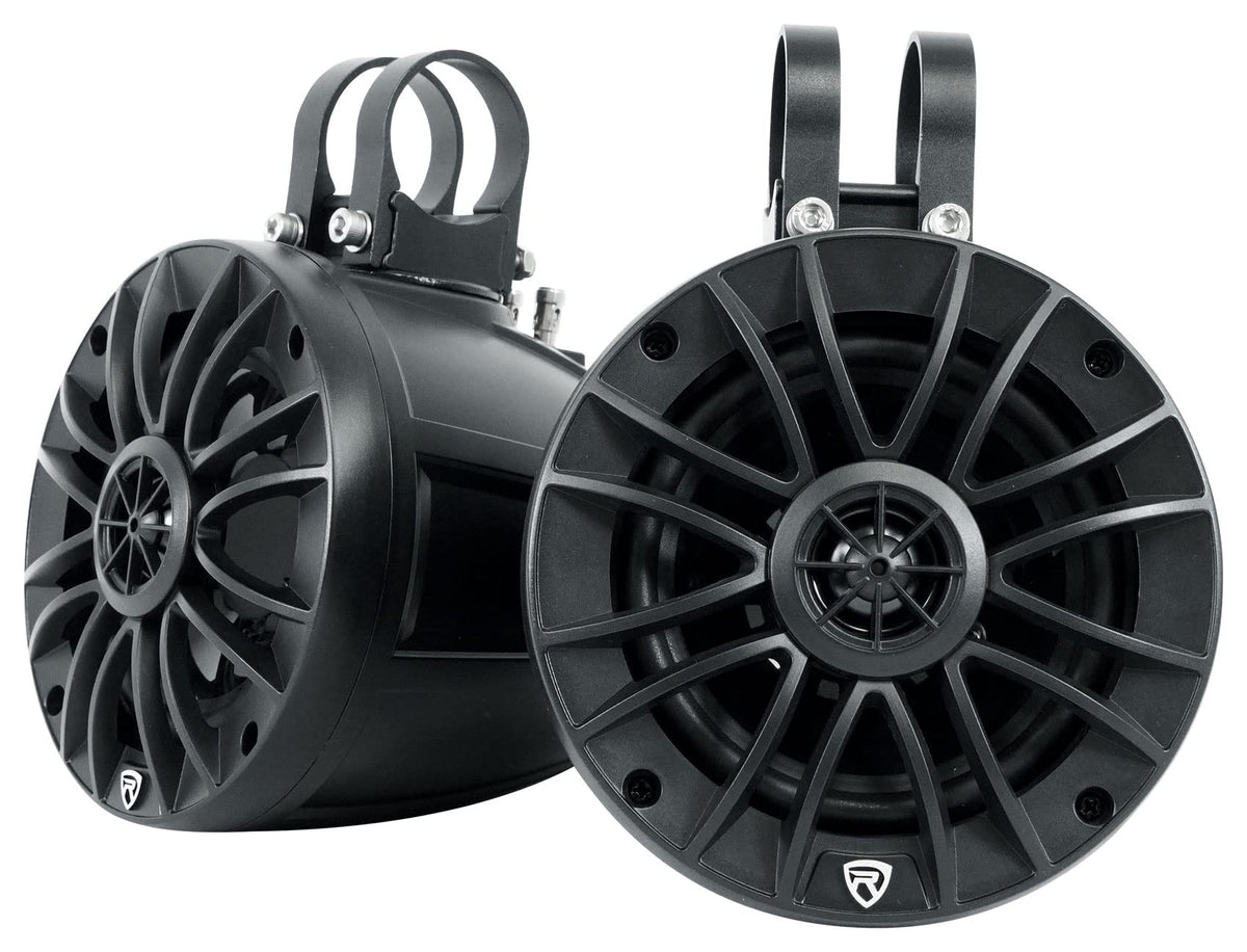 Rockville UT525B rollbar speakers mounted for immersive outdoor sound
