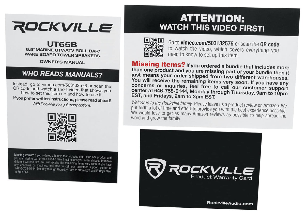 Rockville UT65B heavy-duty ABS enclosure close-up.
