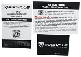 Rockville UT65B heavy-duty ABS enclosure close-up.
