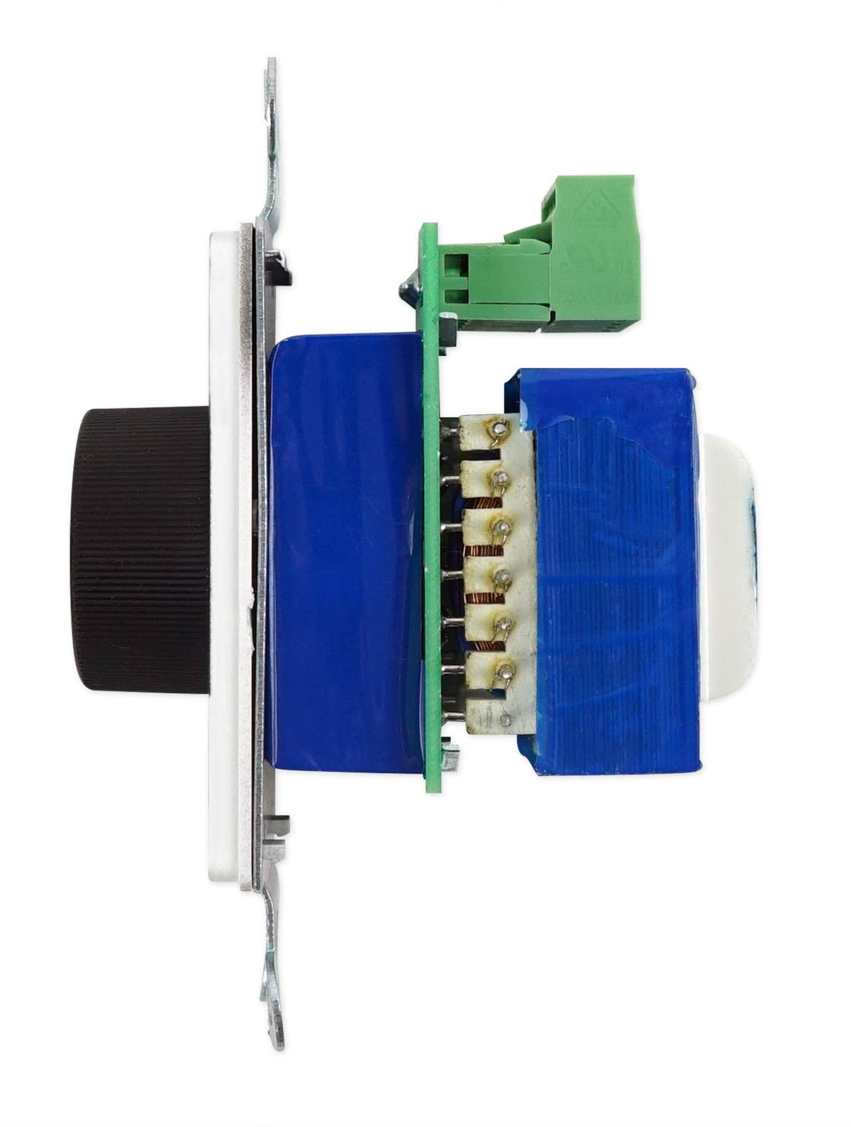 Rockville VOL70100 mounted in a single-gang box showing easy on-wall installation