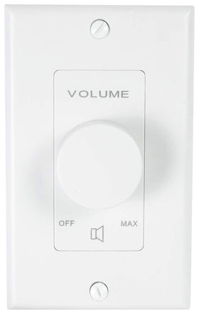 Rockville VOL850 front view with 11-step knob for precise volume control