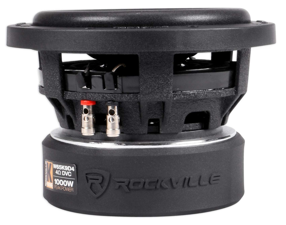 Rockville W10K9D2 V3 high power handling preserves clarity at high volumes