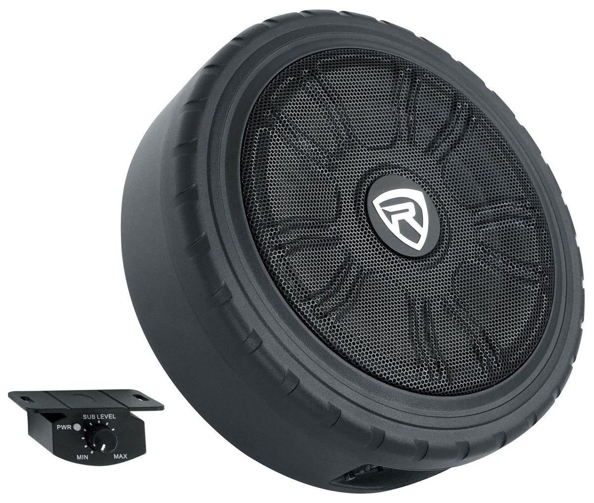 Rockville Wheel of BASS 8-Inch under-seat placement for space-saving deep bass