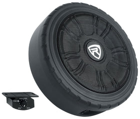 Rockville Wheel of BASS 8-Inch under-seat placement for space-saving deep bass