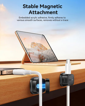Rocoren cable clip one-hand snap enables quick cable release.