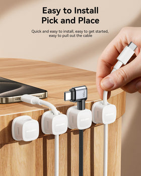 Rocoren car instrument-panel cable clip keeps cords organized on the go.