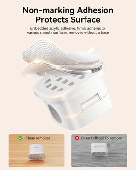 Rocoren office desk cable-management clip creates a cleaner workspace.