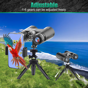 Rodcirant 18x50 waterproof, rubber-armored body for rugged outdoor use.