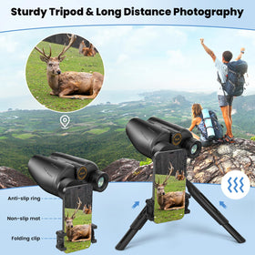 Rodcirant complete kit with phone and tripod adapters for versatile setups