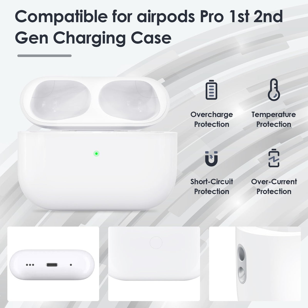 Rodkedc lightning port close-up showing wired charging option and fast power transfer