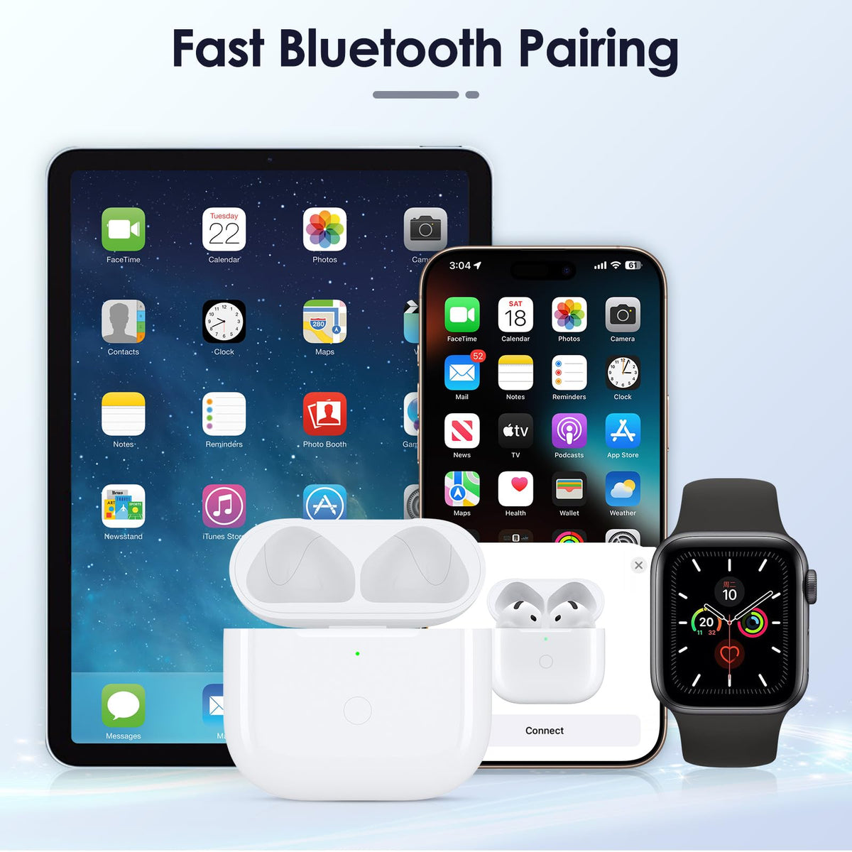 Rodkedc pairing button close-up enabling fast Bluetooth sync benefit