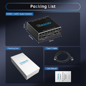 ROFAVEZCO eARC audio extractor clarifies audio paths.