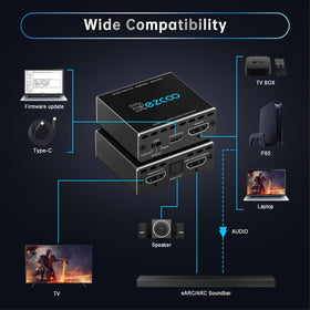 ROFAVEZCO compatibility with PS5, Xbox Series X, and Nvidia Shield.