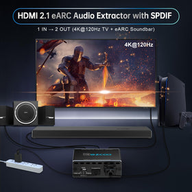 ROFAVEZCO extractor input and output ports showcased for easy connections.
