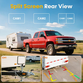 Rohent front camera with 170-degree wide angle enhances front and side awareness.