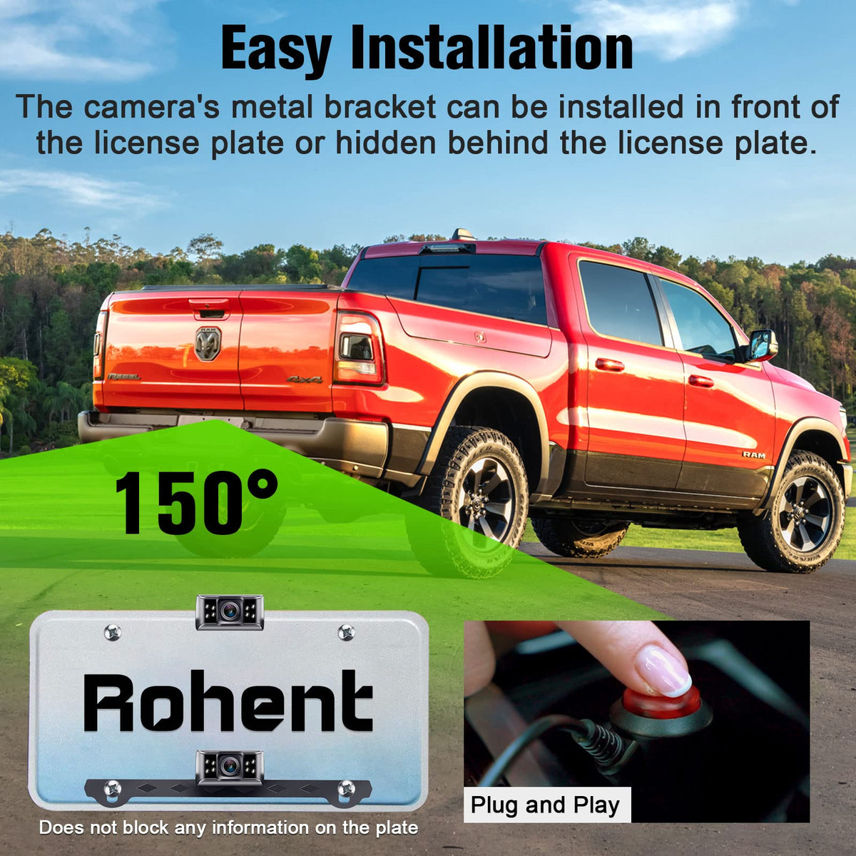 Rohent video-power cable and connectors for stable wired signal