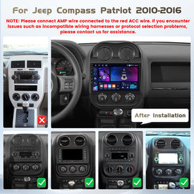 Roinvou Android 15 car stereo ten-point-one-inch screen for clear visibility