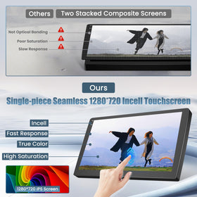 Roinvou Android 15 car radio for smooth multitasking in Jeep Patriot