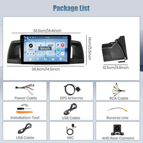 Roinvou DSP-32EQ 9-inch mirror link and split-screen for multitasking