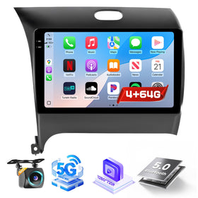 Roinvou Forte 9-inch touchscreen displays responsive navigation and multimedia on the go.