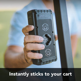 Rokform G-ROK built-in magnetic mount enables quick setup.