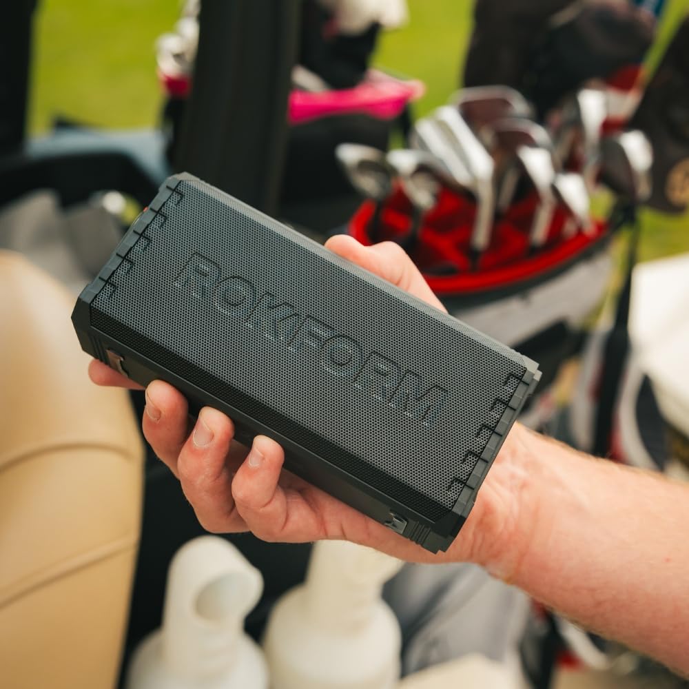 Rokform G-ROK IPX7 waterproof and dustproof for rain-or-shine use.