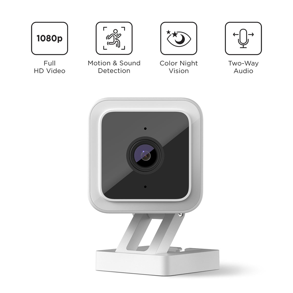 Roku CS1000R side angle on shelf shows flexible home placement