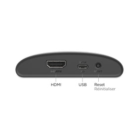 Roku Express 4K connected to TV in living room illustrating smooth 4K HDR streaming experience