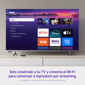 Close-up of Roku Express casing texture showing durable compact build benefit