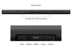 Roku onn soundbar delivers dynamic bass for cinematic audio