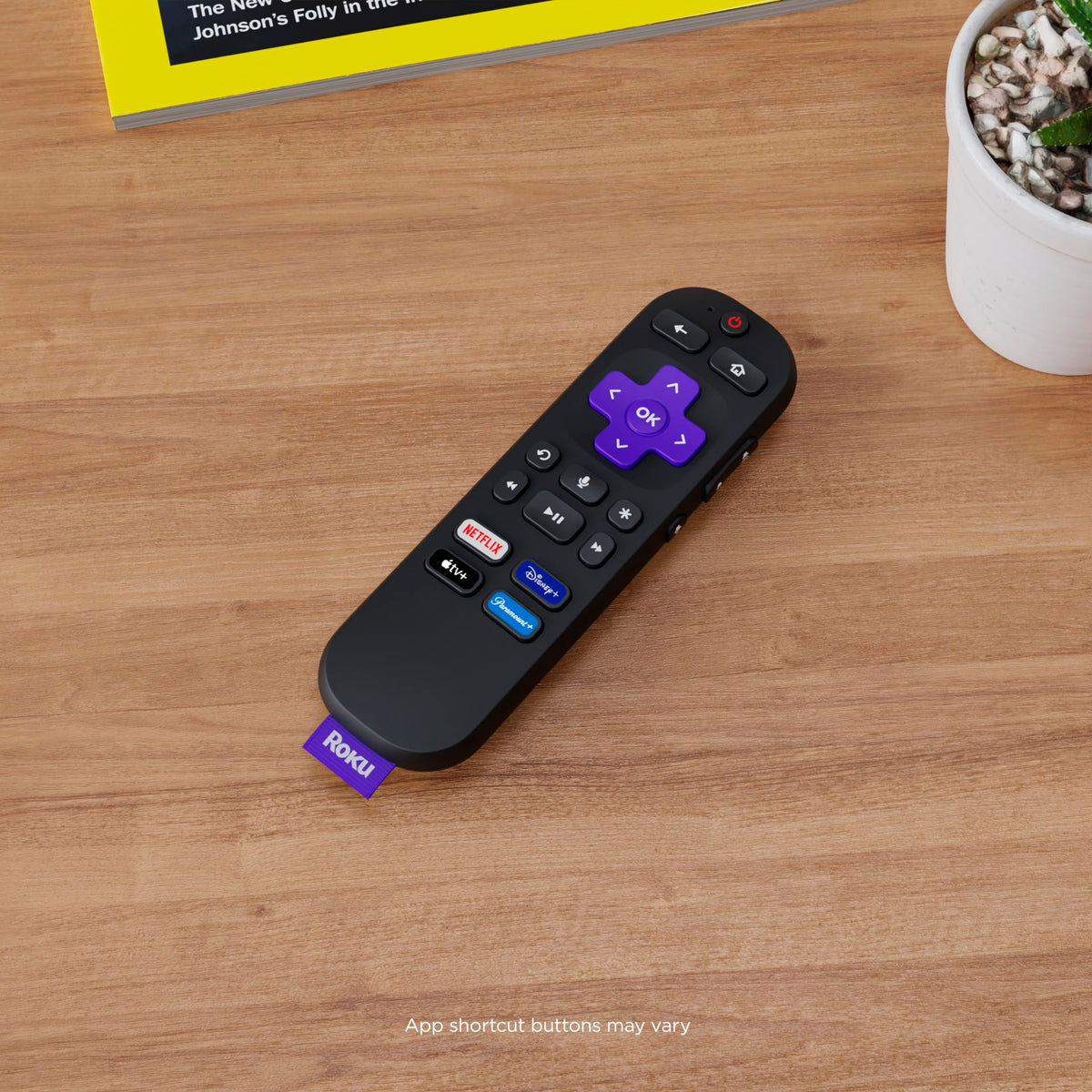 The Roku RCA1R tactile buttons provide reliable feedback during use.