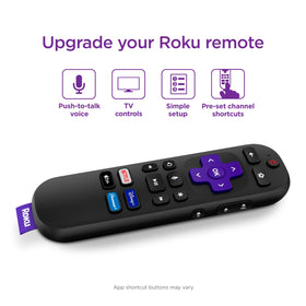 The Roku RCA1R enables quick navigation through voice control.