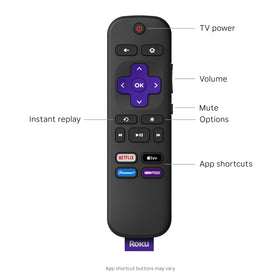 Roku Streambar SE 4K HDR streaming in action on a TV screen.