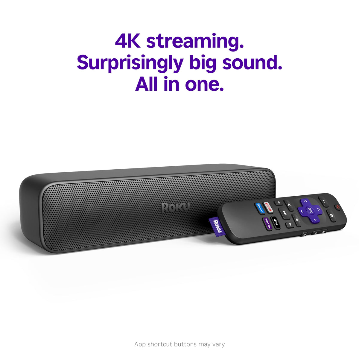 Roku Streambar SE back ports showing easy connectivity options.
