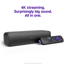 Roku Streambar SE back ports showing easy connectivity options.