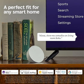Roku Streambar SE small TV setup ideal for cozy rooms.