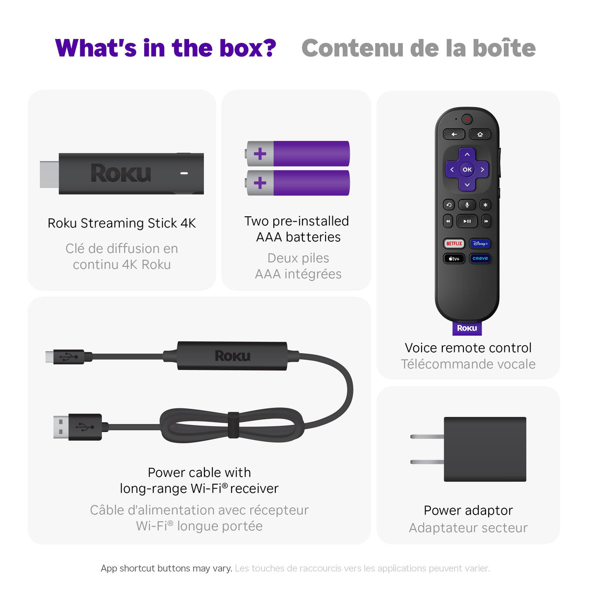 Roku beside USB stick for scale showing small portable streamer size benefit